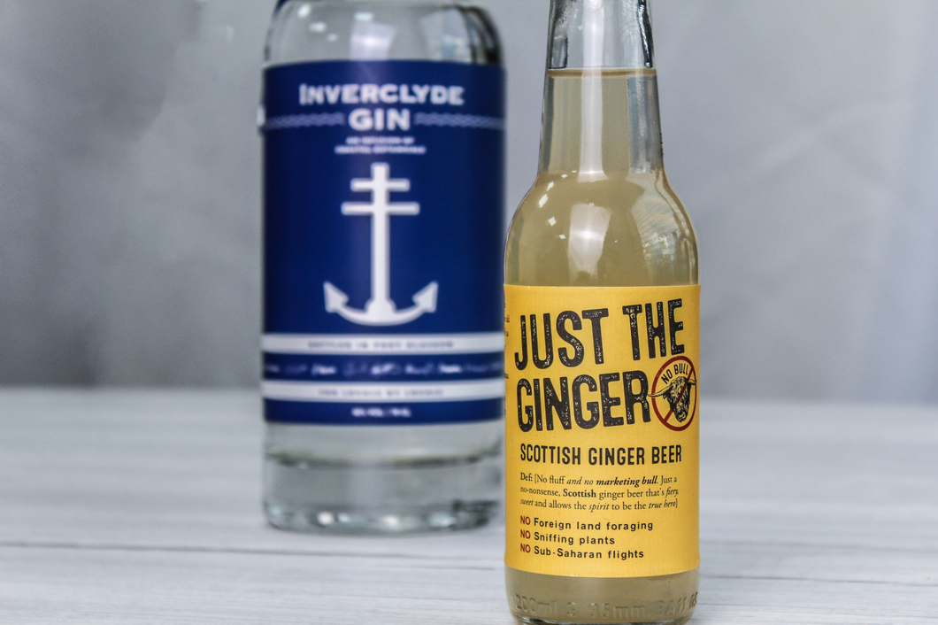 Inverclyde Gin and Just the Mixer Subscription - Ginger Beer Case